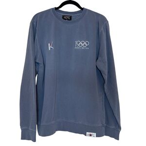 KORELIMITED Seoul 1988 Crewneck in Blue/Grey Men Size M
